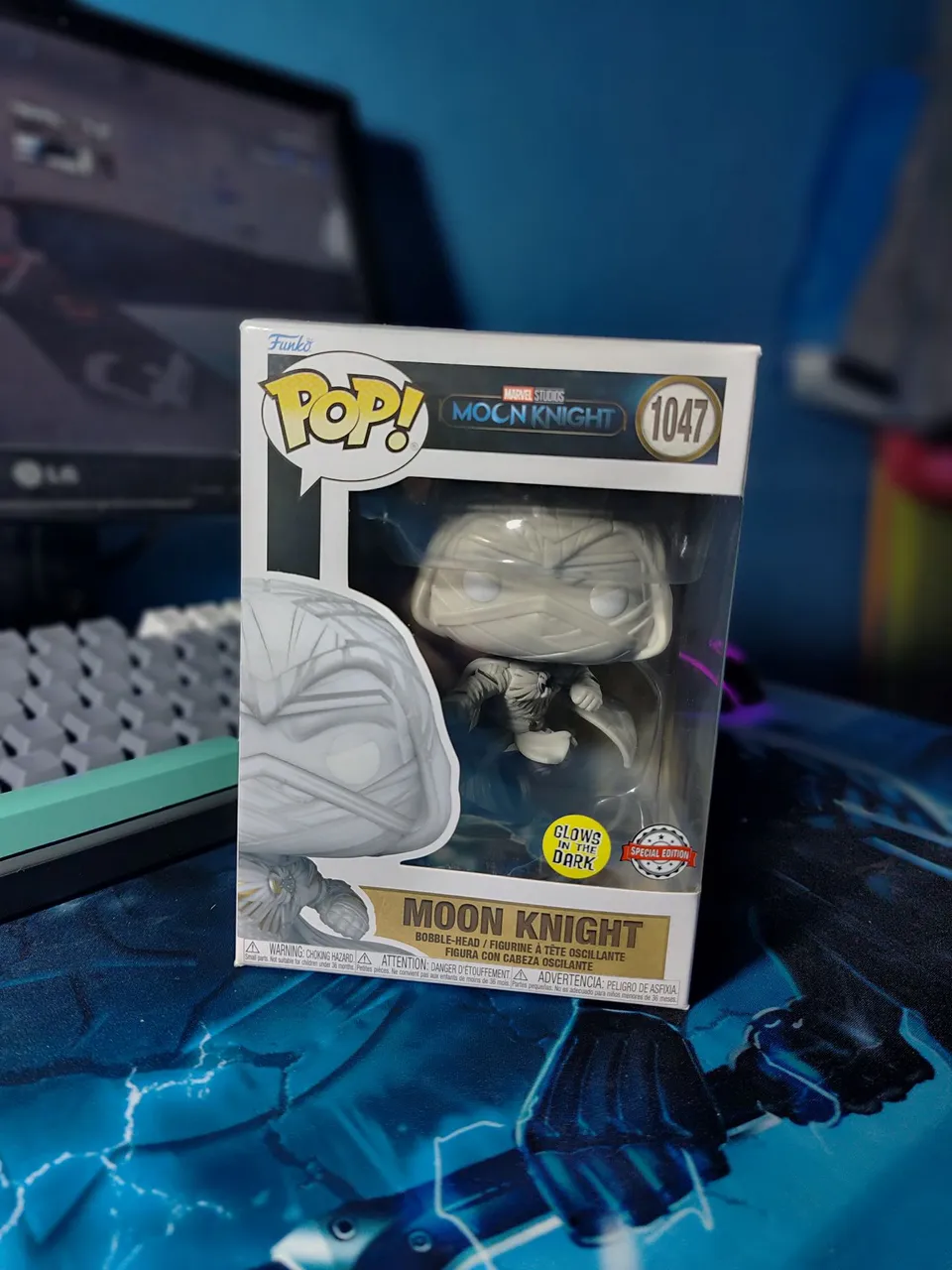 Funko Pop Moon Knight - Edição Especial Glow in the Dark
