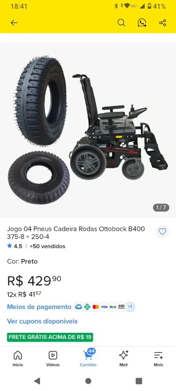 Pneus para cadeira ottobock b400  - Foto 3
