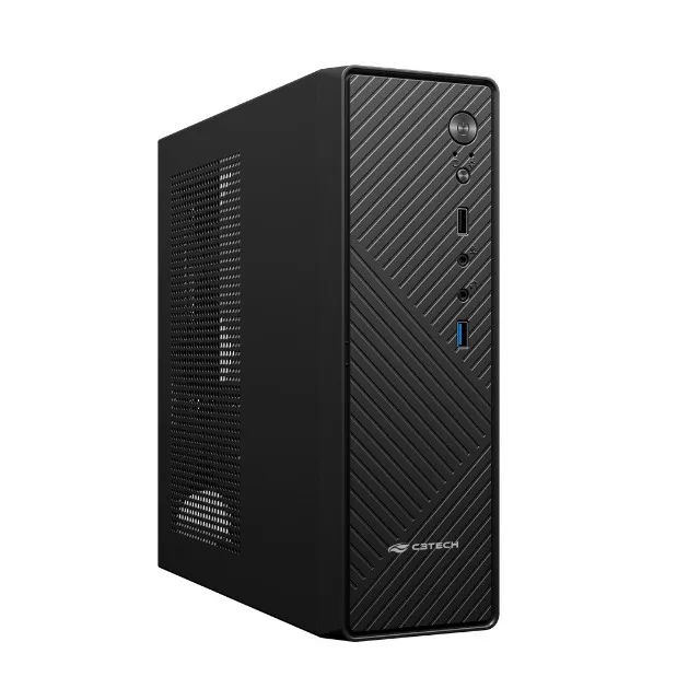 Gabinete SFX Office C3Tech DT-200BK Slim com Fonte Flex 200W - Micro-ATX, Mini-ITX- WZetta - Foto 2