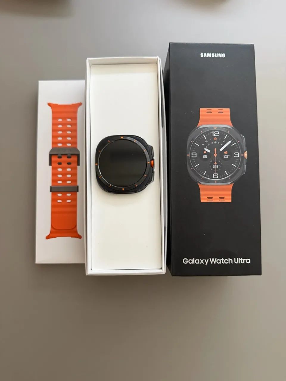 Galaxy Watch ultra laranja