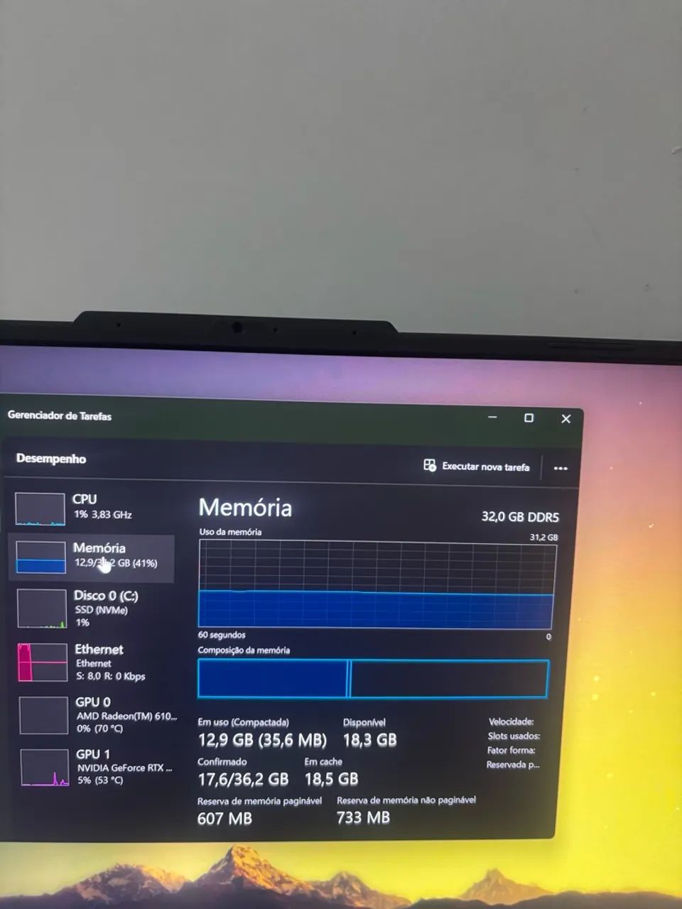 NOTEBOOK GAMER ROG STRIX G17 RTX4070  - Foto 5