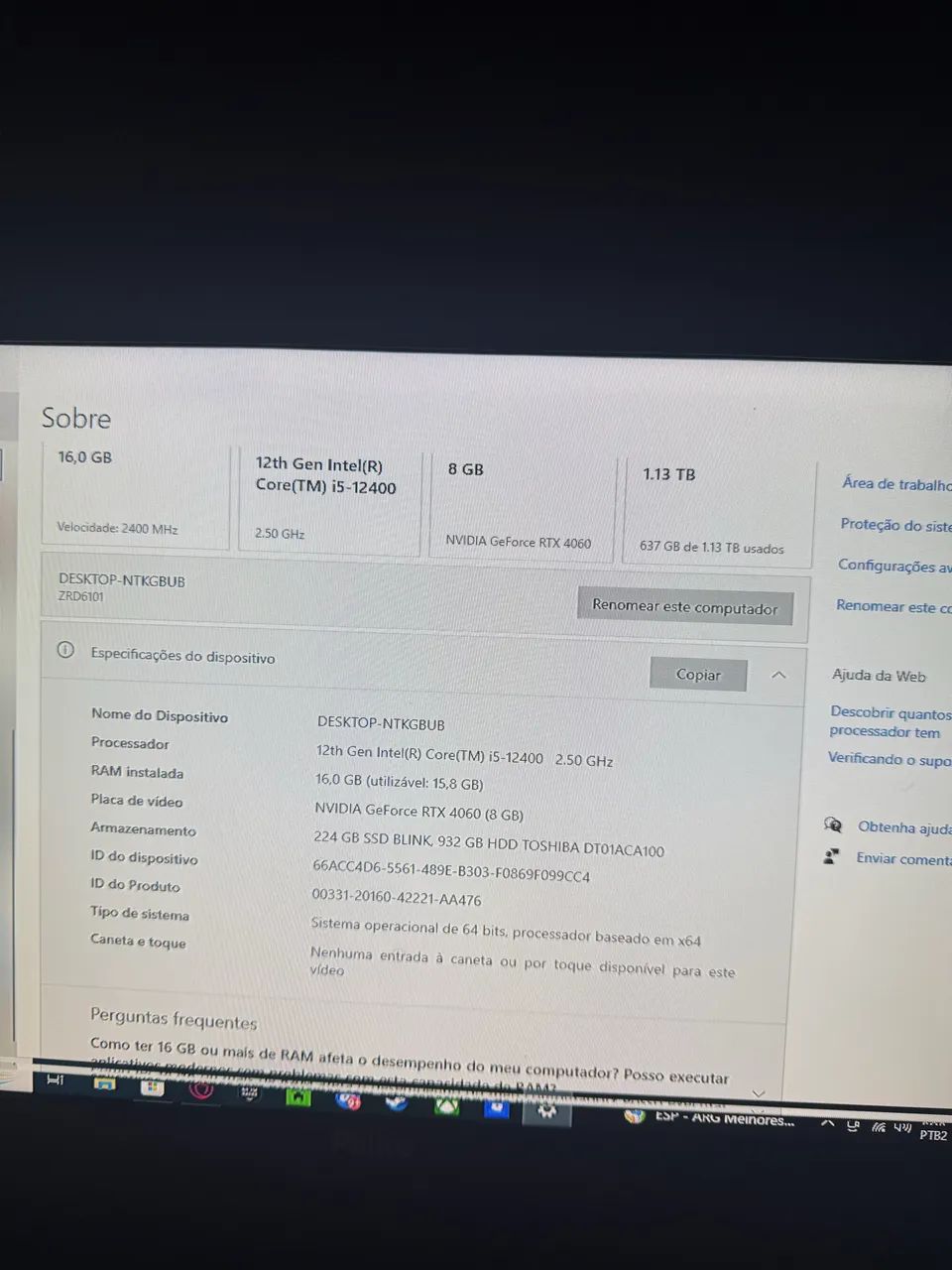Vendo Pc Gamer Usado - Foto 5