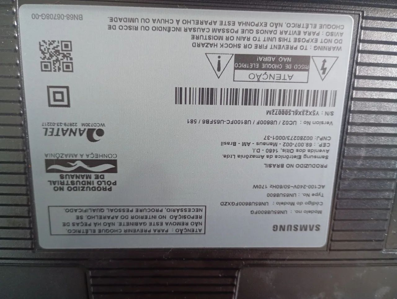 Vende se tv 65 polegadas para retirar peças 