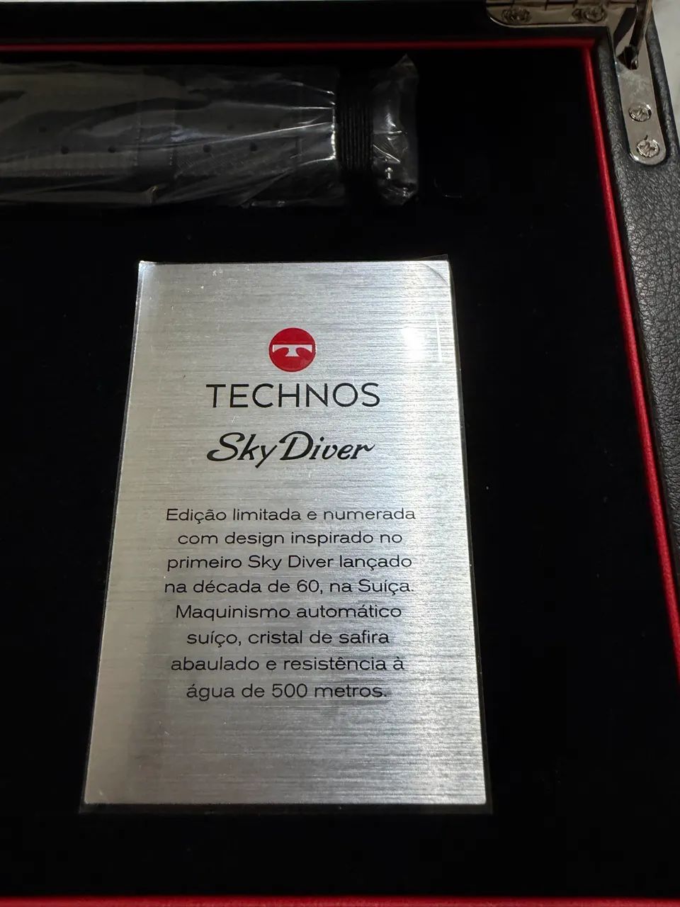 Relógio Technos SKY diver Preto EDIÇÃO ESPECIAL ESGOTADA - Foto 4
