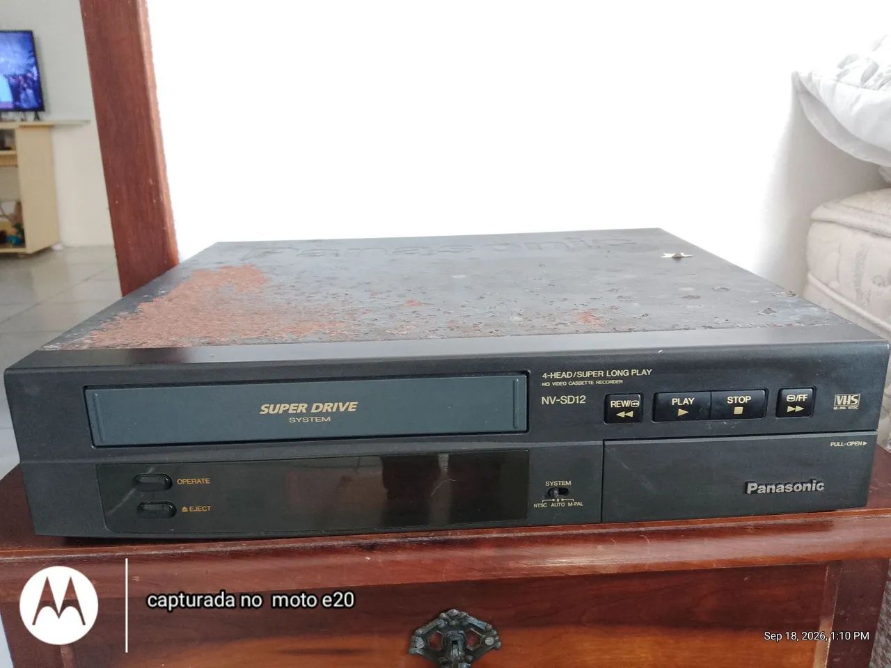 Vídeo cassete Panasonic super drive 