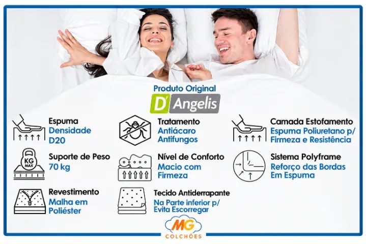 Colchão Solteiro Espuma D20 - PROMOÇÃO  - Foto 4