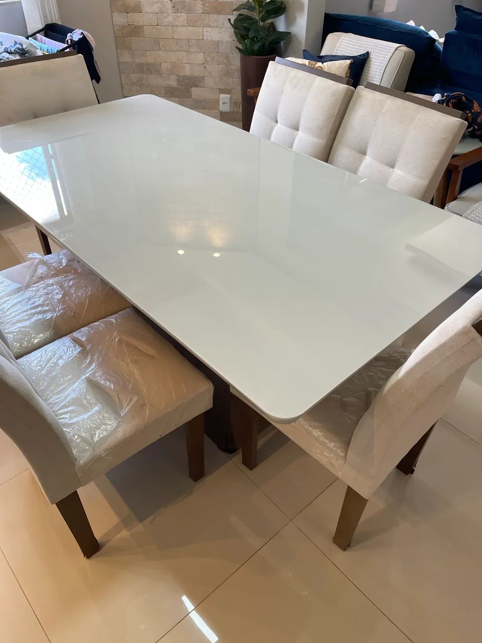 Rectangular Dining Table with 6 Chairs65570224357891120