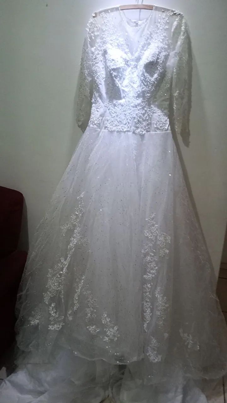 Vestido de noiva bordado a mão  - Foto 3