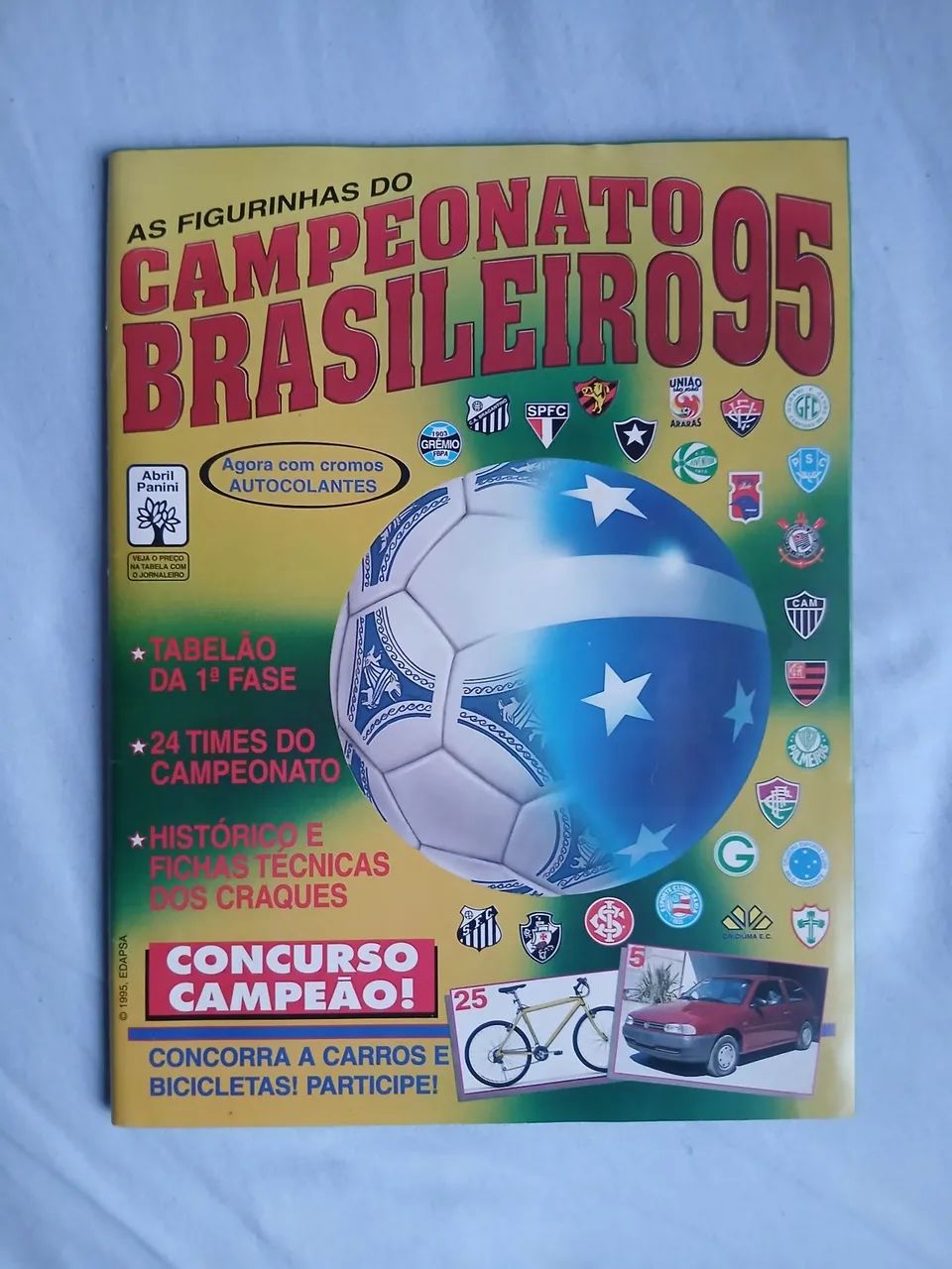 Álbum Campeonato Brasileiro de 1995 (completo)
