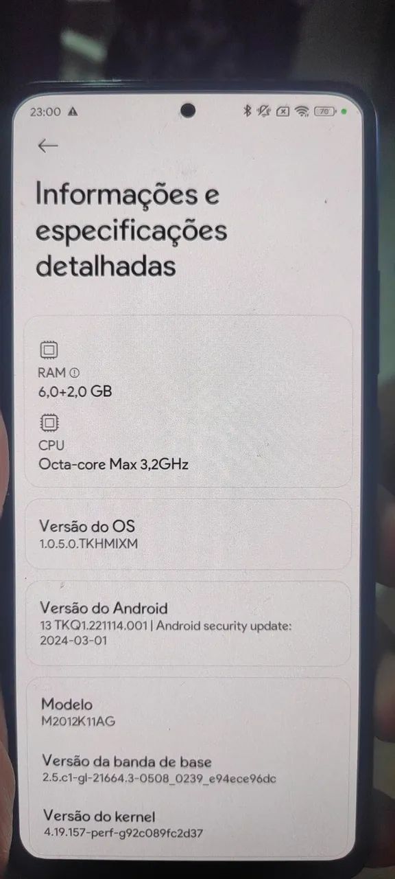 POCO F3 LINDO E ZERADO - Foto 5