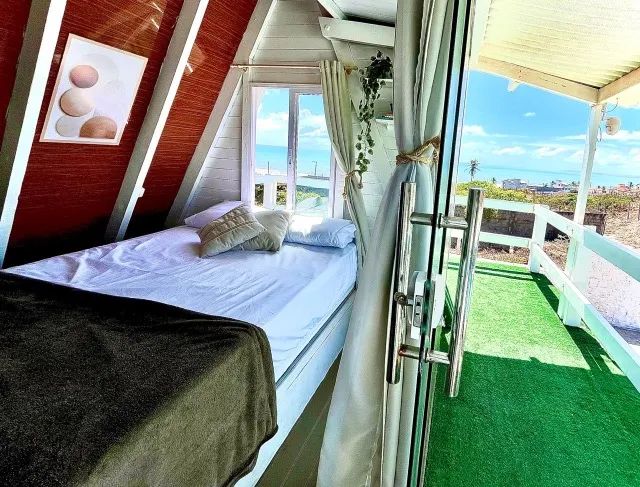 Chalé MOBILIADO na praia  - Foto 11