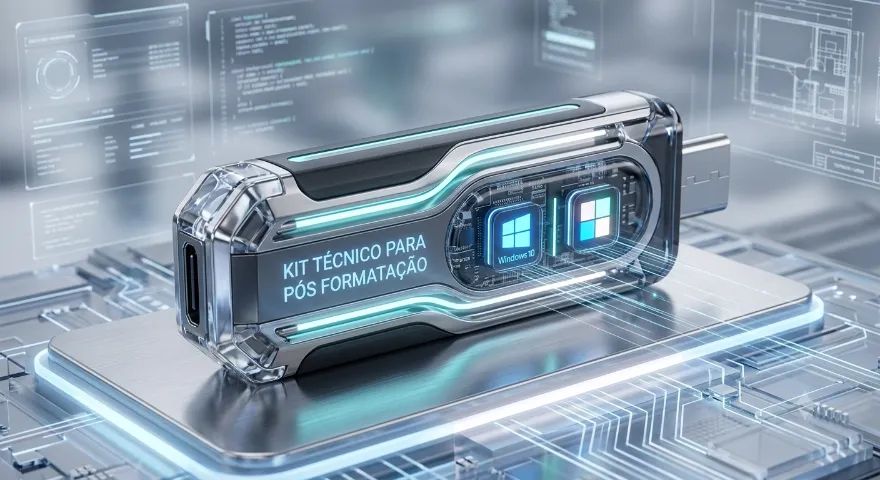 pendrive kit tecnico pos intalaçao 