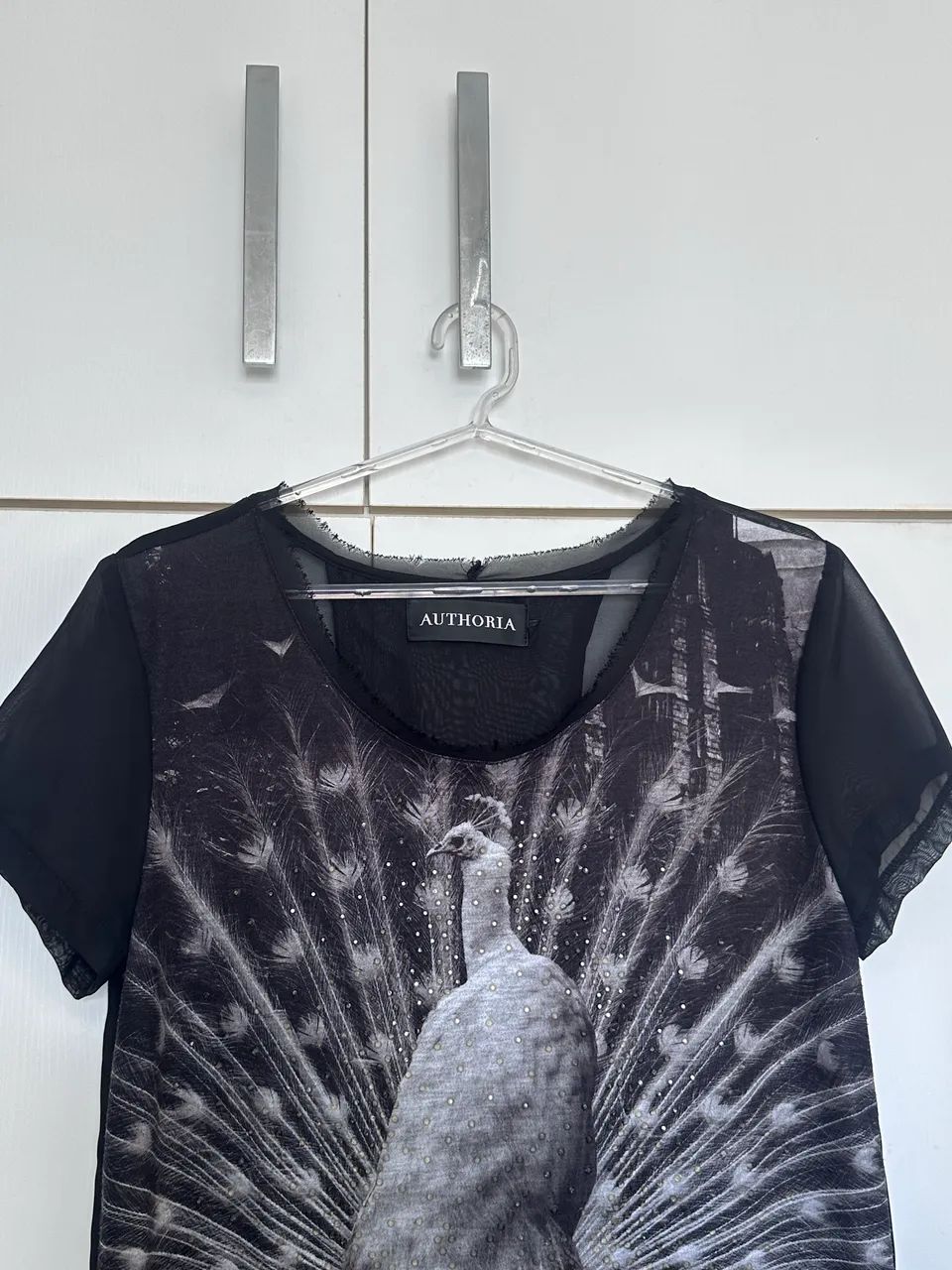 camiseta feminina estampada - marca authoria  - Foto 4