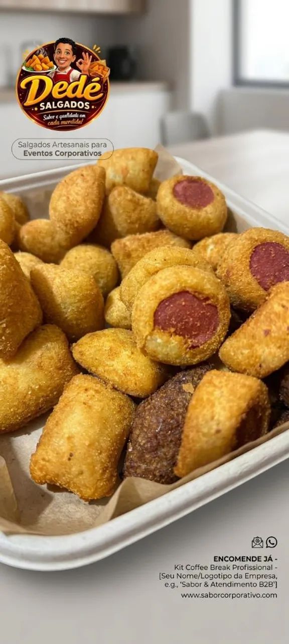 ? MINI SALGADOS FRITOS + MINI CHURROS | DEDÉ SALGADOS - Foto 2