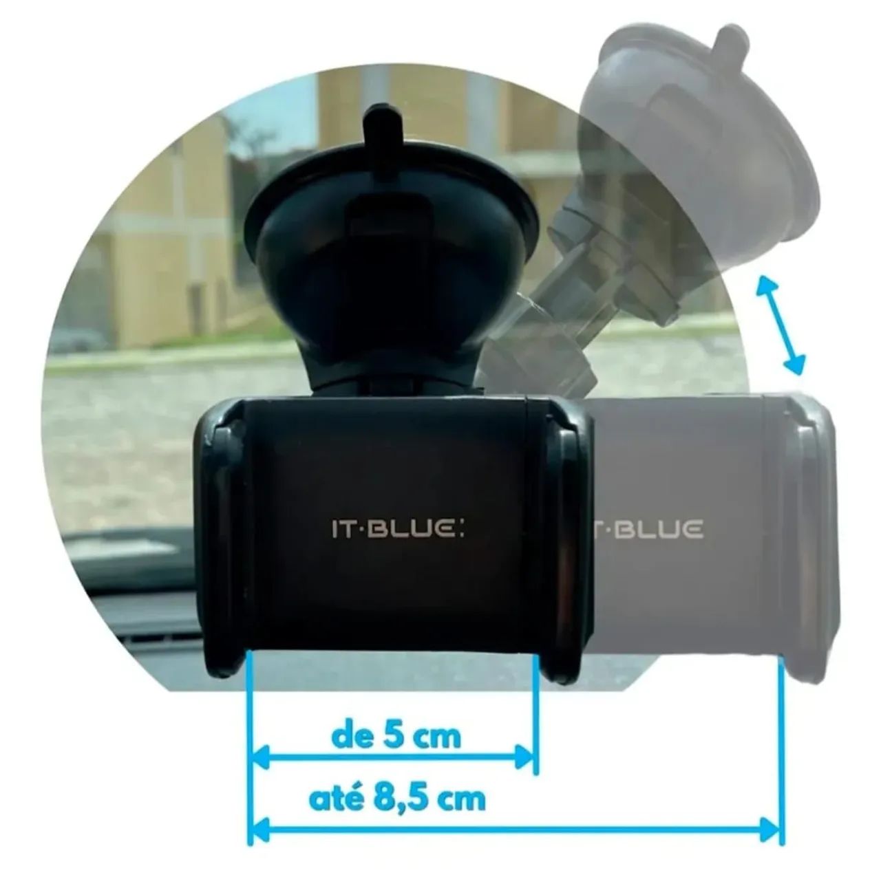 Suporte celular It - BLUE para carro ajustável - Foto 4