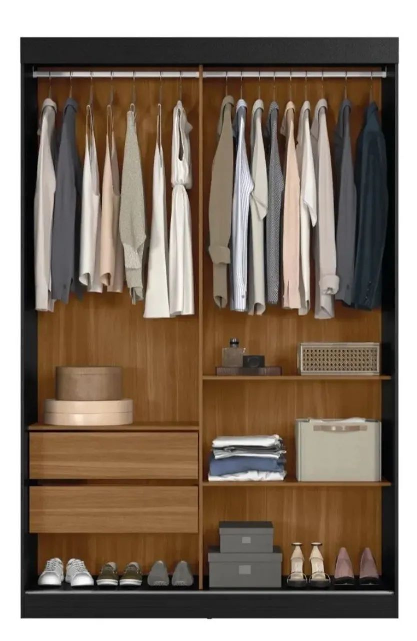 Guarda roupa solteiro preto - Foto 3