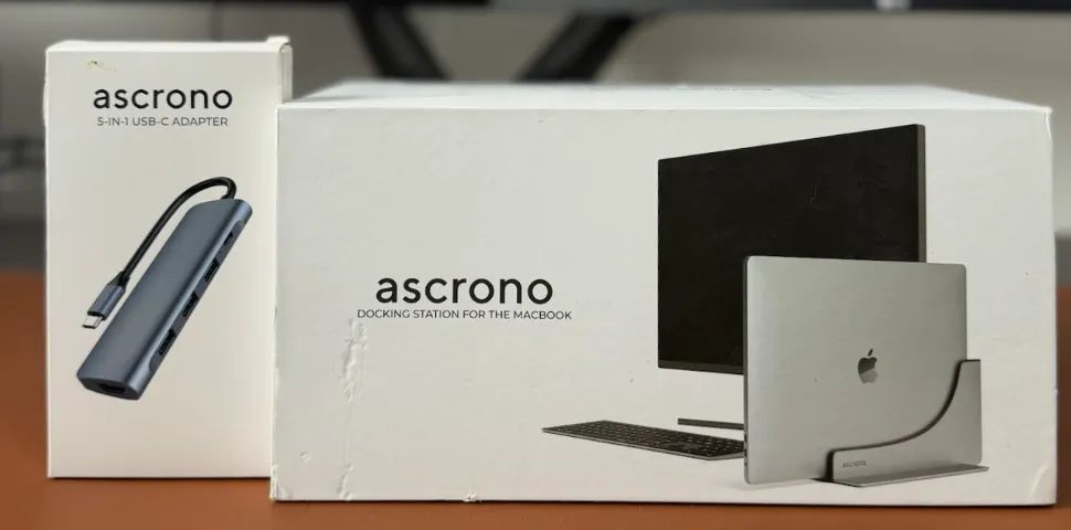 Docking Station Ascrono MacBook Pro 14 polegadas + Adaptador, novo e sem uso - Foto 5