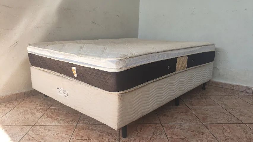 CAMA BOX COM COLCHÃO  - Foto 2