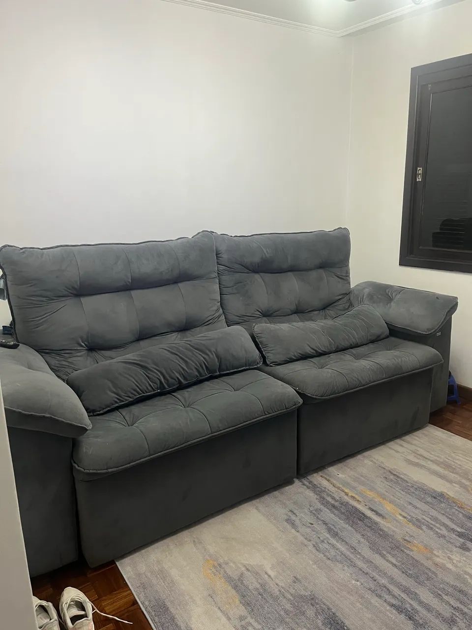 Sofá 4 lugares retrátil - Foto 3