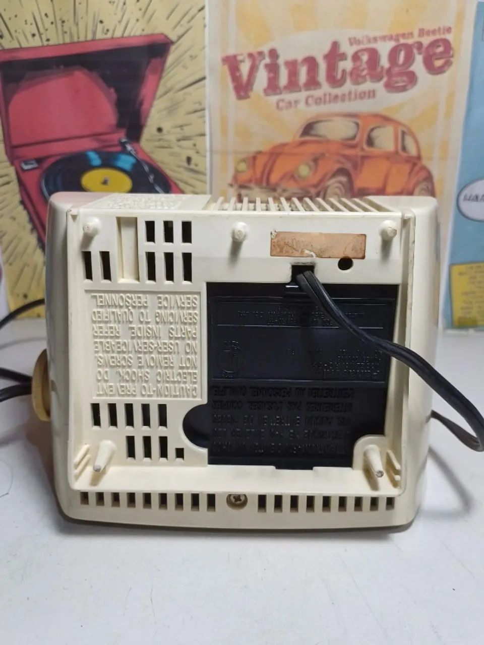  rádio relógio antigo Panasonic RC-55 - Foto 3