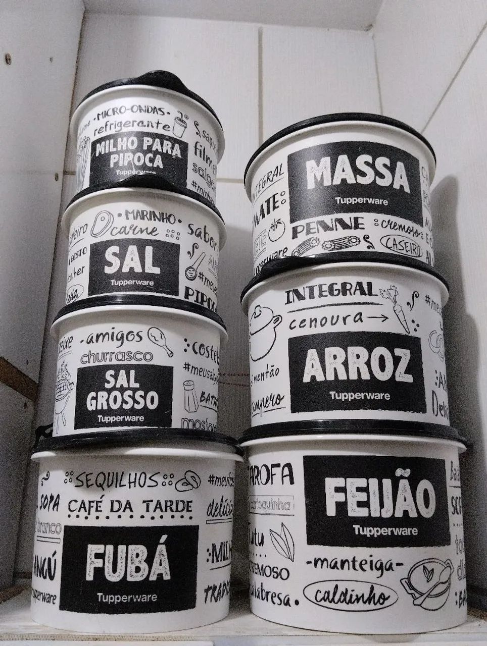 kit PB Tupperwere com 7 peças - Foto 3
