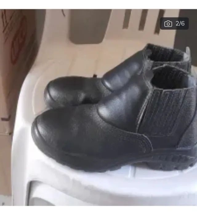Botas N36 de segurança MARLUVAS ótimo estado  - Foto 2