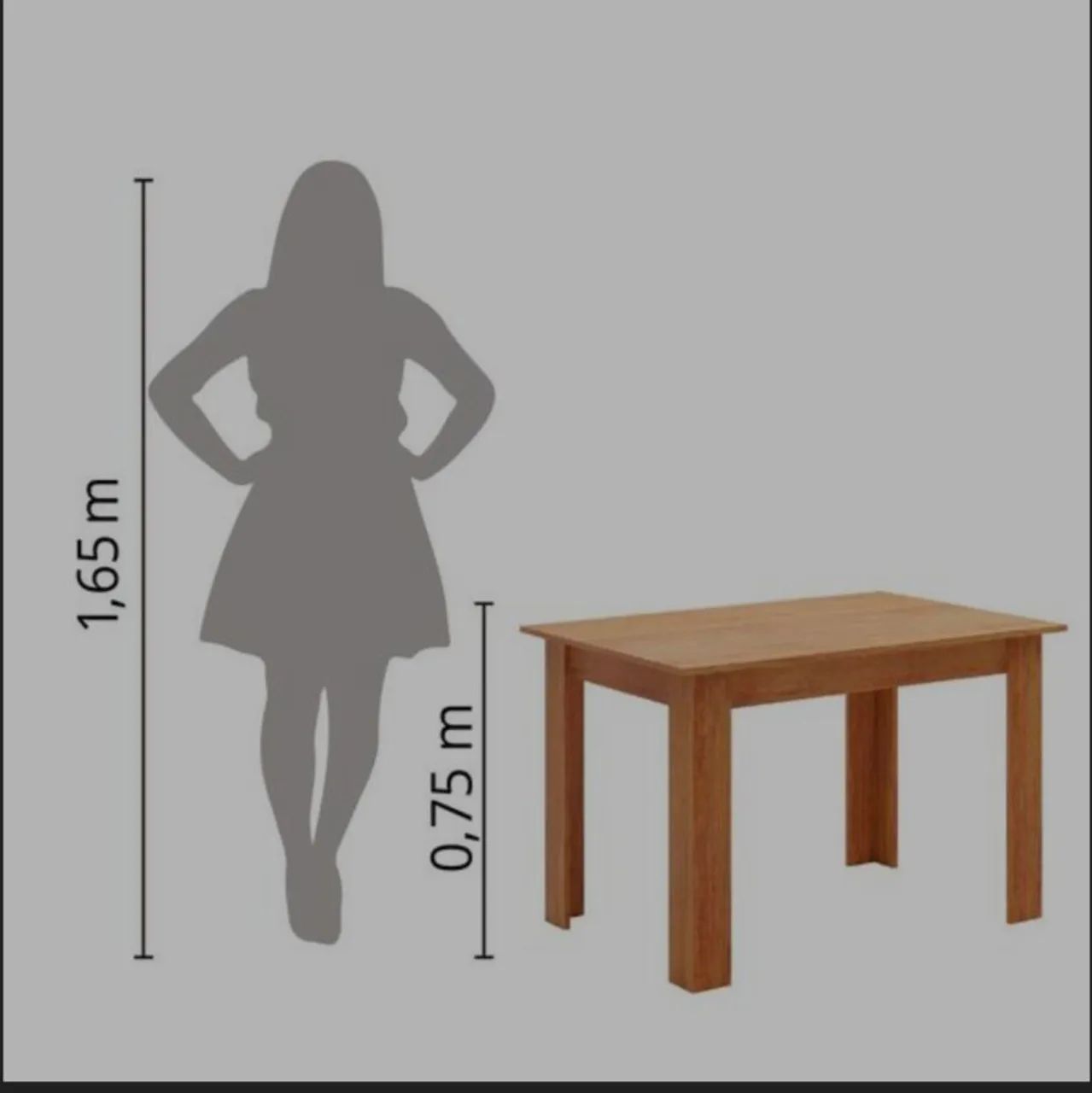 CONJUNTO DE MESA VIOLETA 6 CADEIRAS  - Foto 4
