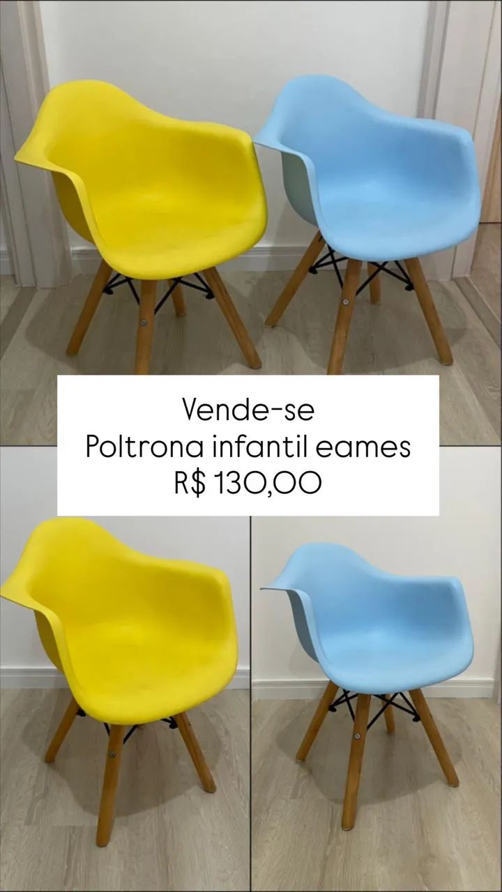 Kit poltrona eames infantil