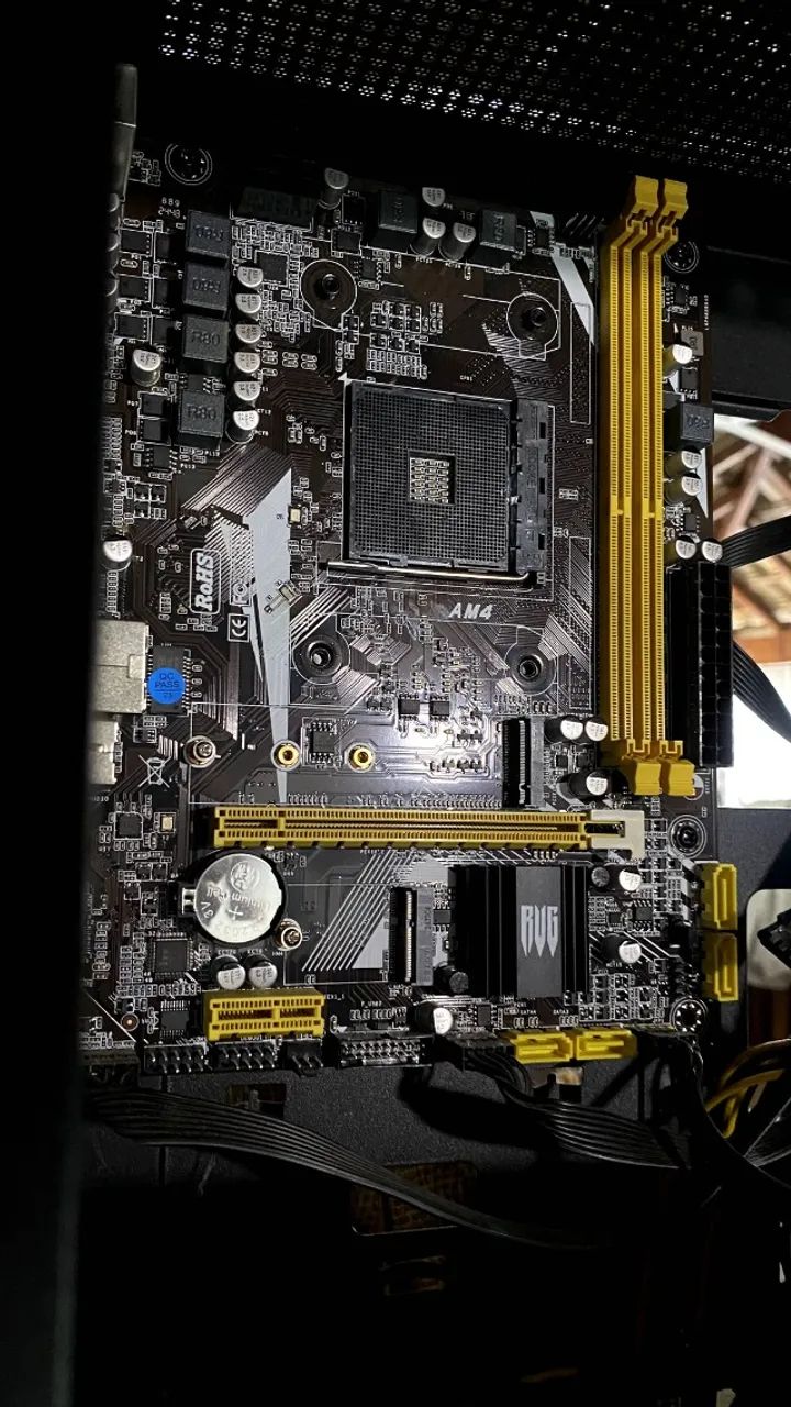 Placa Mãe A320 AM4 AMD Ryzen - Foto 2