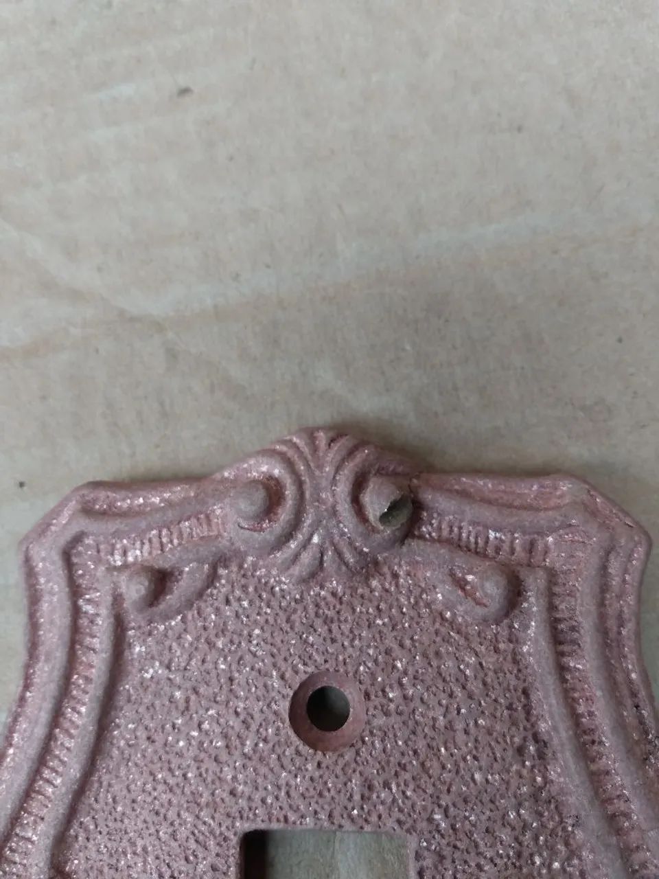 Placa espelho colonial de bronze para interruptor de parede - Foto 3