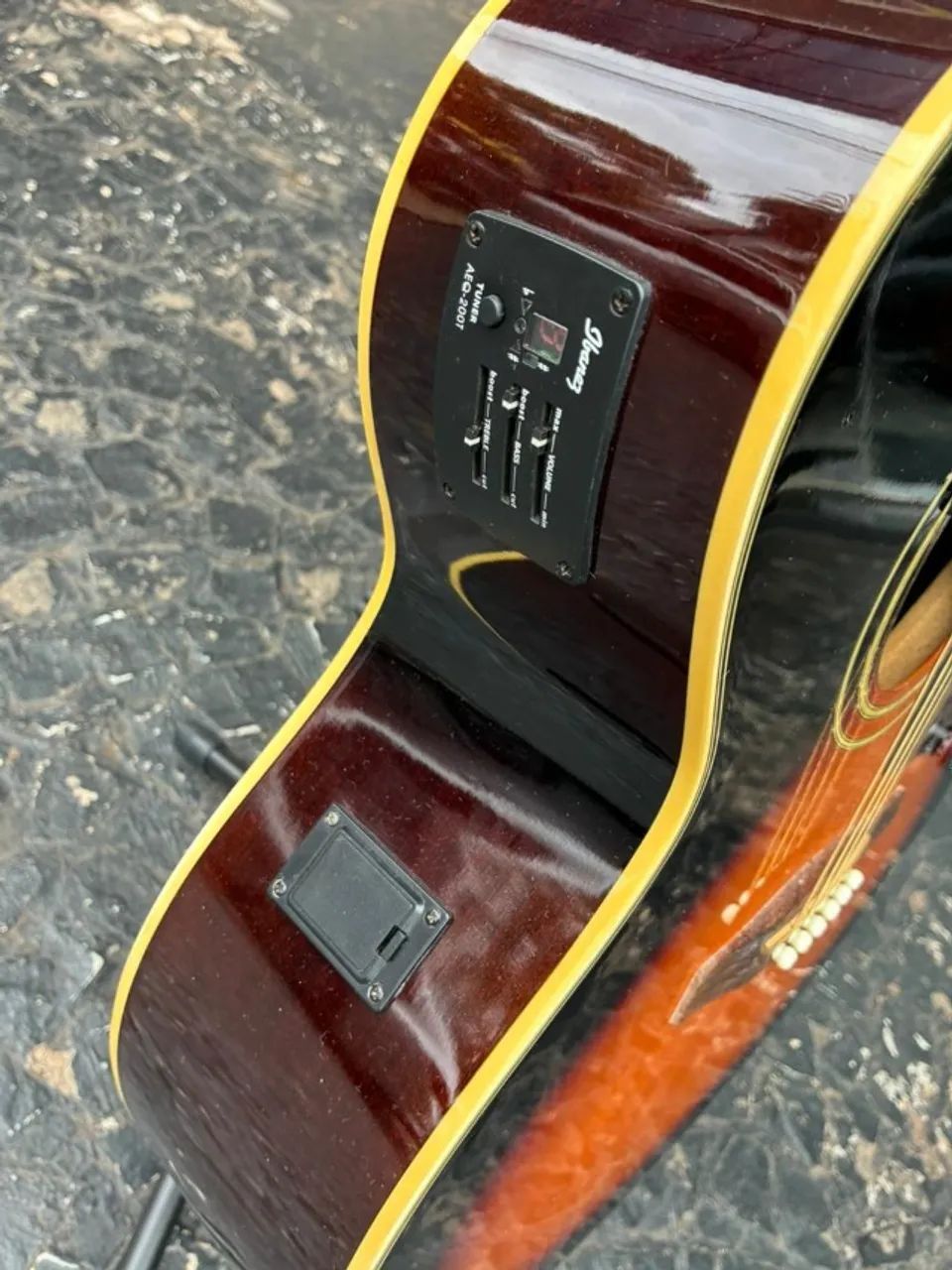 Violão Ibanez Jumbo Elétrico  - Foto 4
