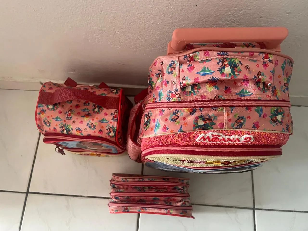 Kit Mochila escolar Moana - Foto 4