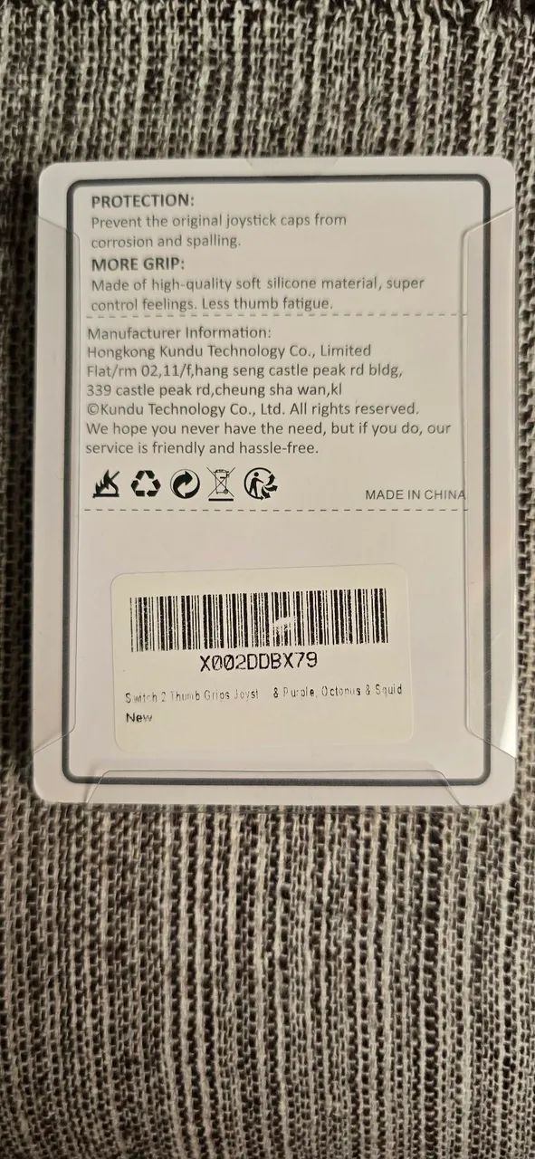 ?Kit 4 Capinhas Protetoras Analógico Thumb Grip Splatoon - Nintendo Switch Pro Controller - Foto 2