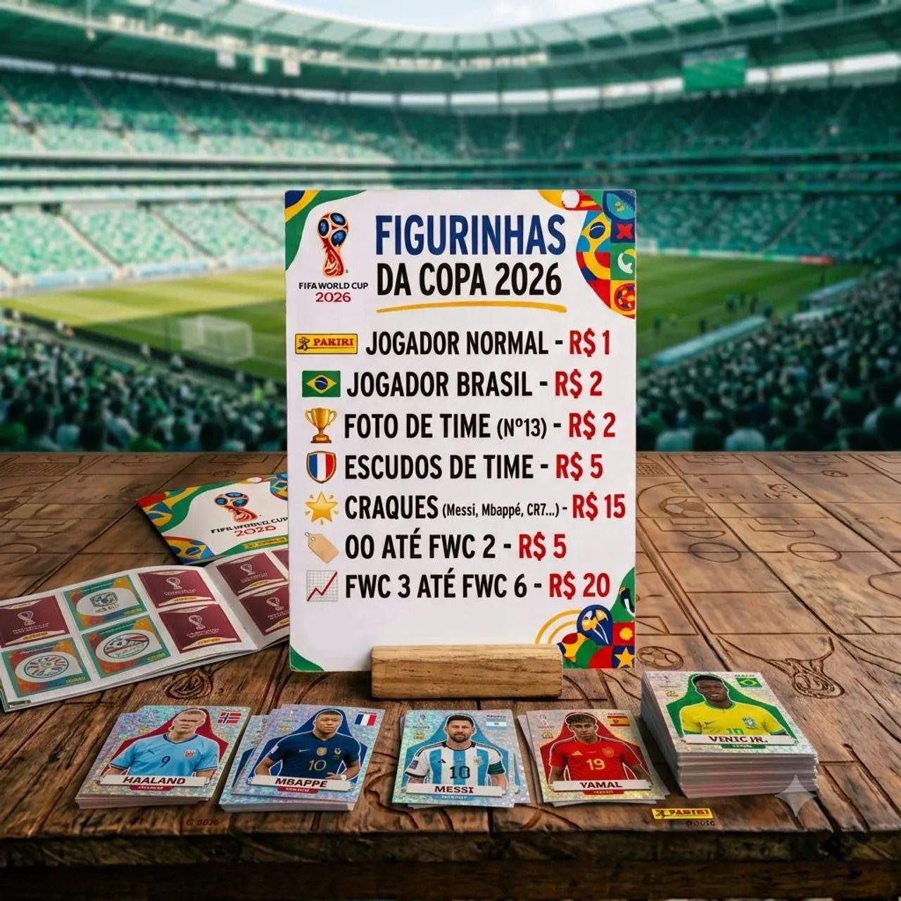 Figurinhas Copa 2026 a partir de R$ 1 real - Envie sua lista no chat!  - Foto 4