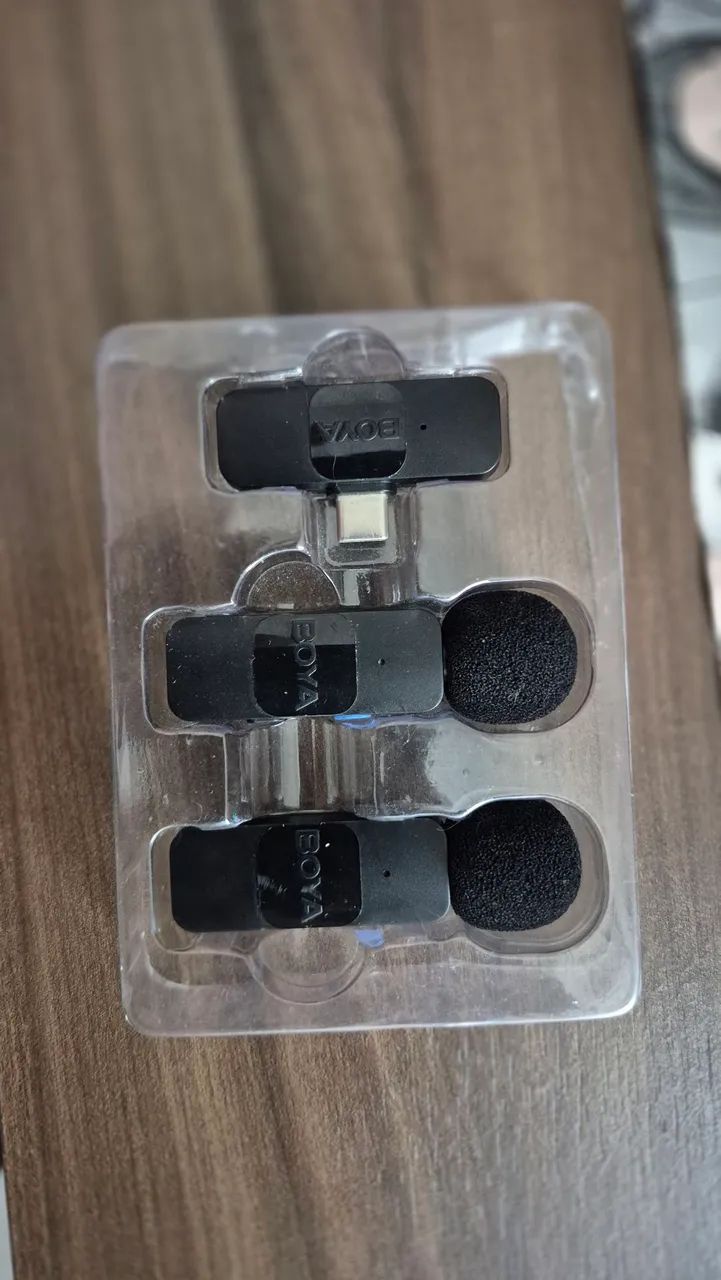 Microfone de lapela sem fio Boya - Foto 4