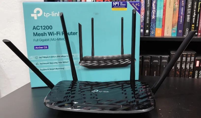 Roteador Wireless TP-LINK ARCHER C6 AC1200 Giga 4 Antenas Dual
