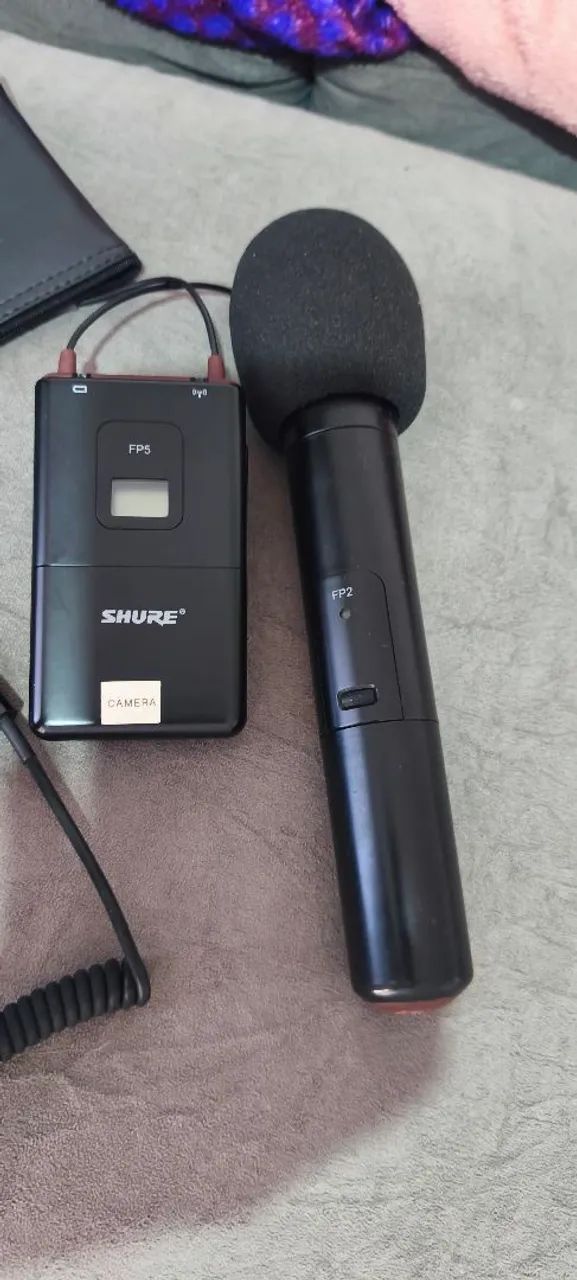Microfone sem fio bastão Shure 