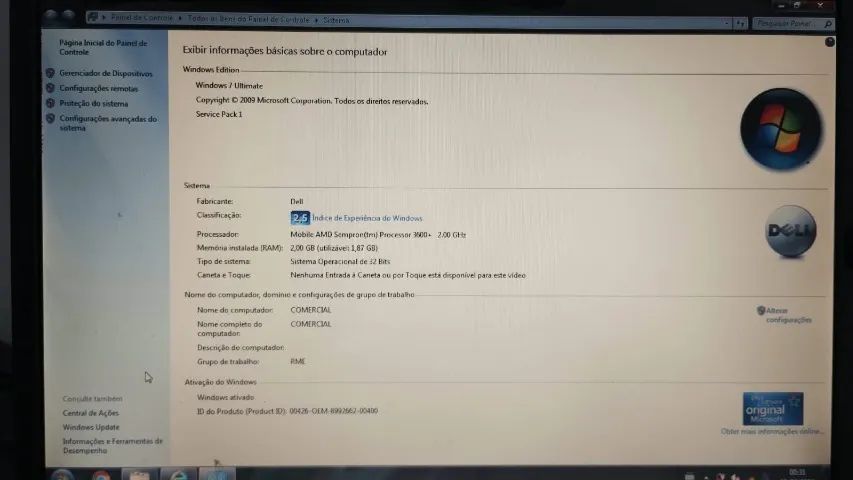 Notebook Dell Vostro 1000 (item colecionador) - Foto 2