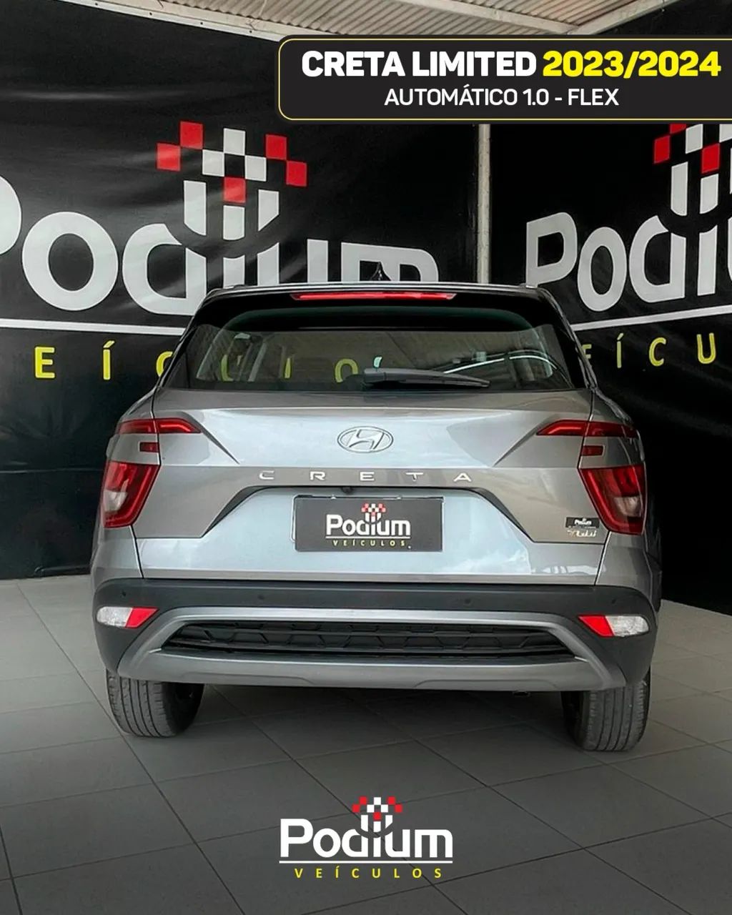Hyundai Creta Limited 1.0 TB 12V Flex AUT 2024 - Foto 3
