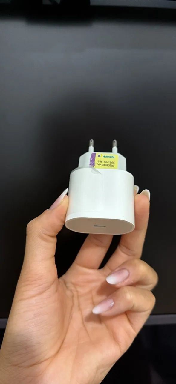 Carregador USB-C com cabo Lightning - Foto 3