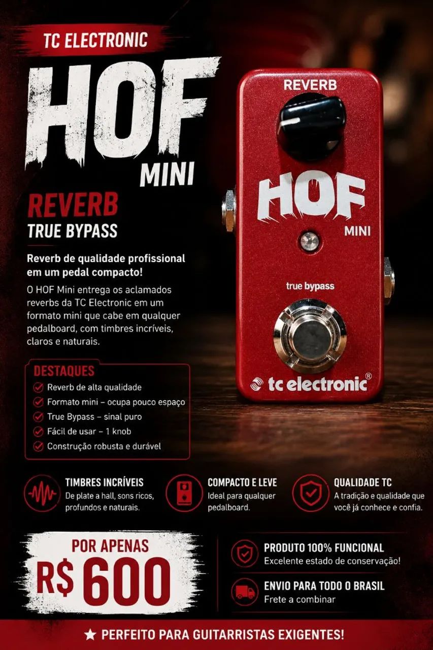 Pedal HOF mini TC Eletronic