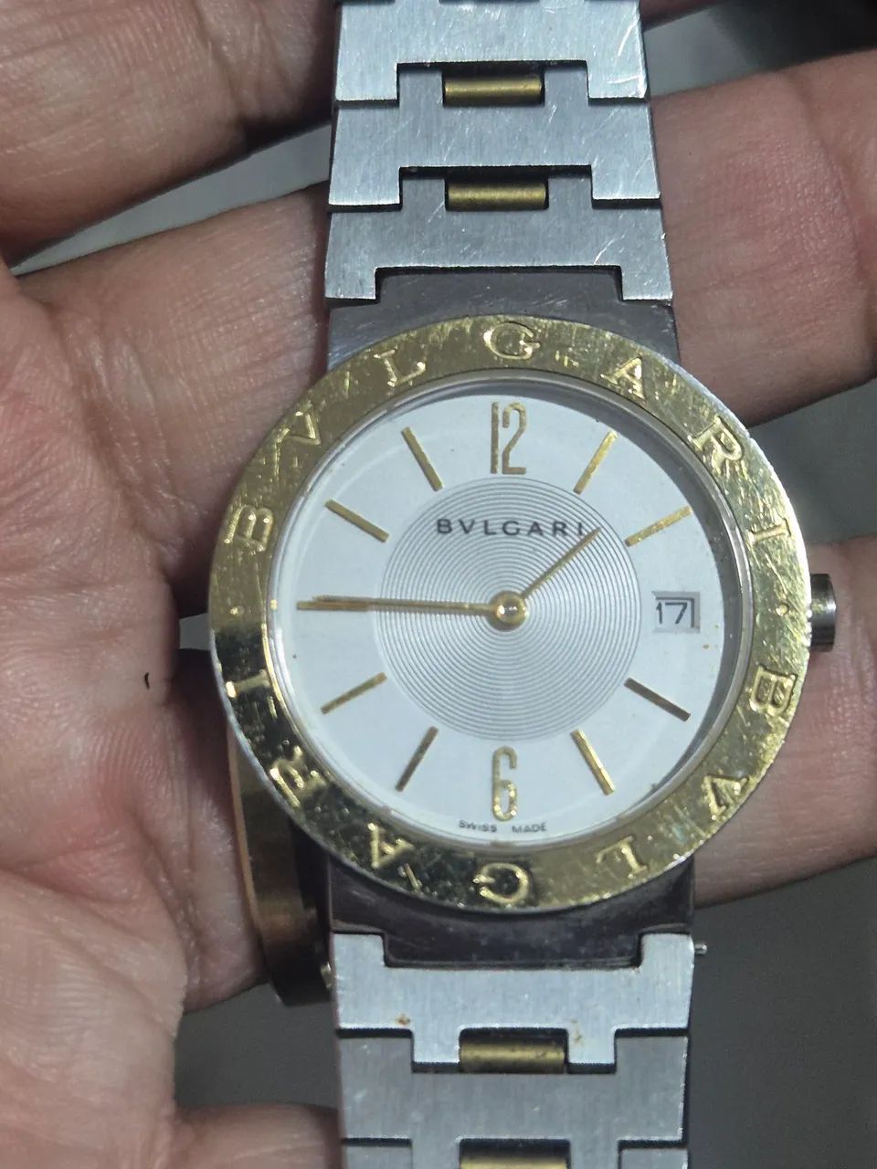 Relógio BVLGARI BICOLOR  BBL37S  QUARTZ   -   FUNCIONANDO PERFEITAMENTE - Foto 2