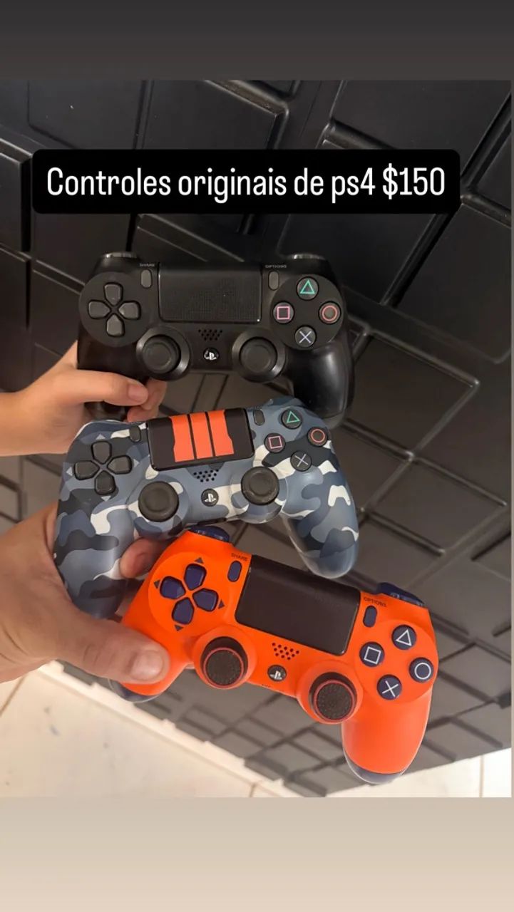 Controles originais de ps4