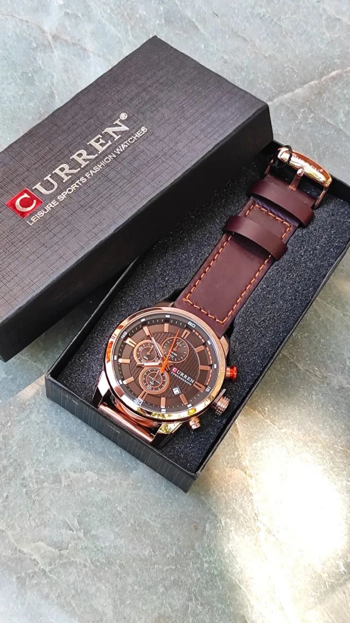 Relógio Curren À Prova D'água Original - Acessórios - Jardim Santo