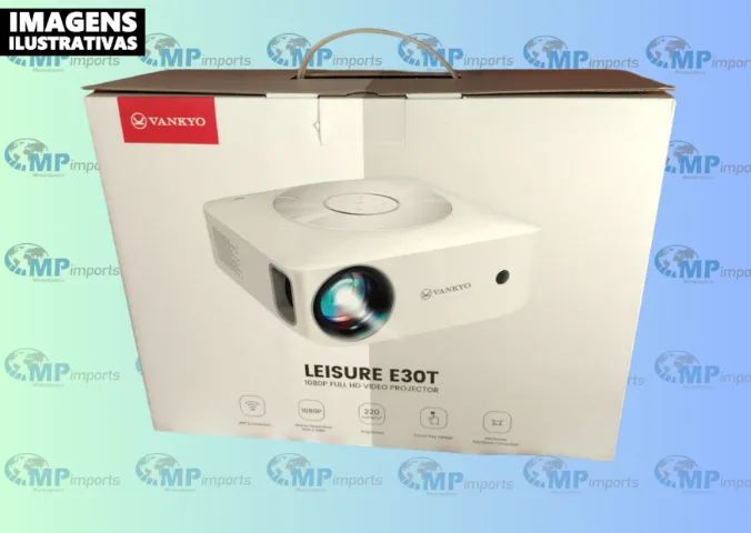 Loja MP Imports: Projetor Portátil Vankyo Leisure E30T Native, Full HD, 5G, Wifi, Branco - Foto 2