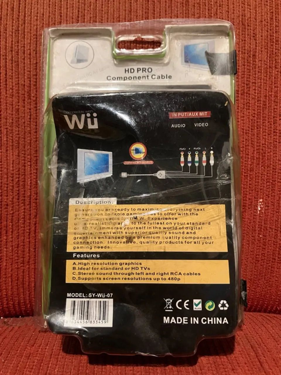 Cabo Componente Nintendo Wii - Foto 2