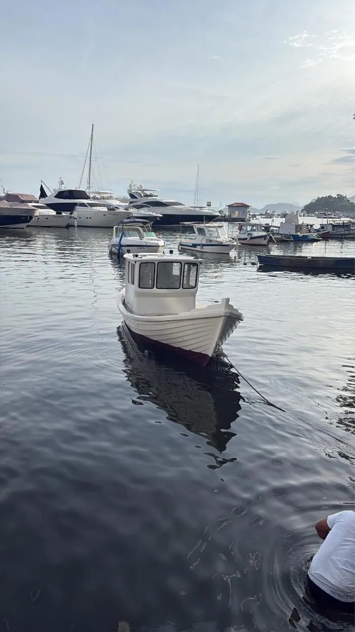 Barco Baleeira fibra de vidro à disel! - Foto 4