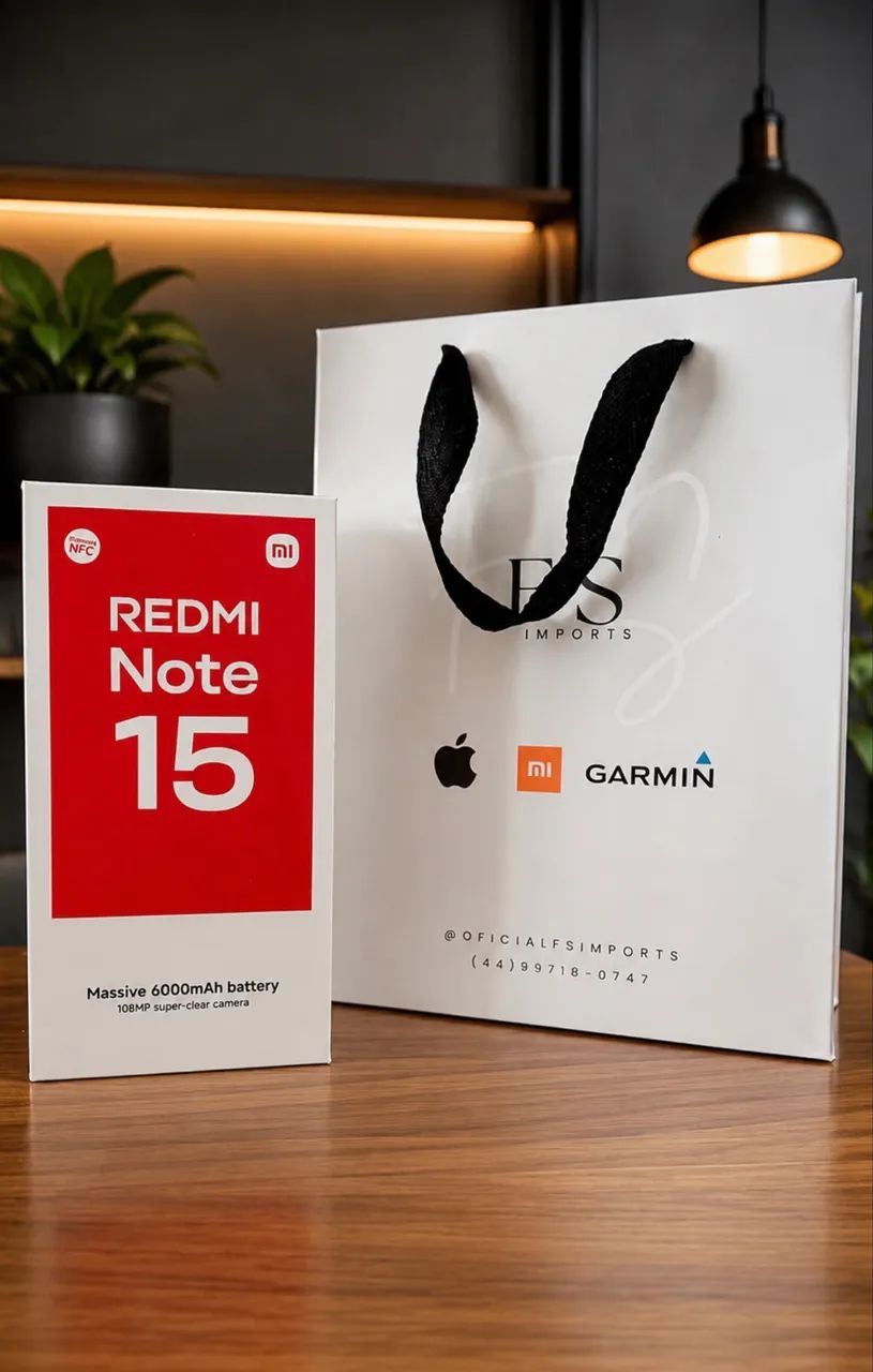 Celular Xiaomi Redmi Note 15 Azul Global 256GB 