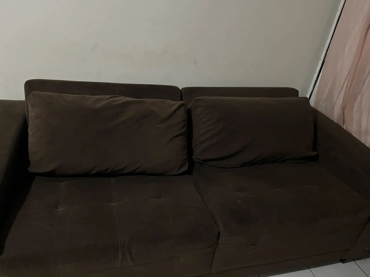 Sofá 3 lugares retrátil 
