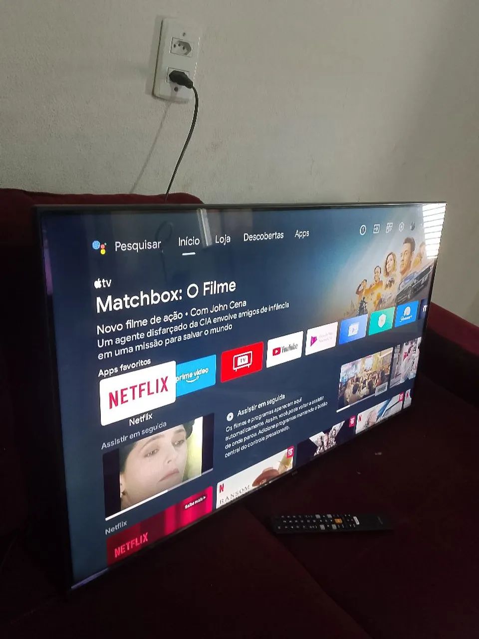 TCL Android 40 com nota fiscal e controle  - Foto 4